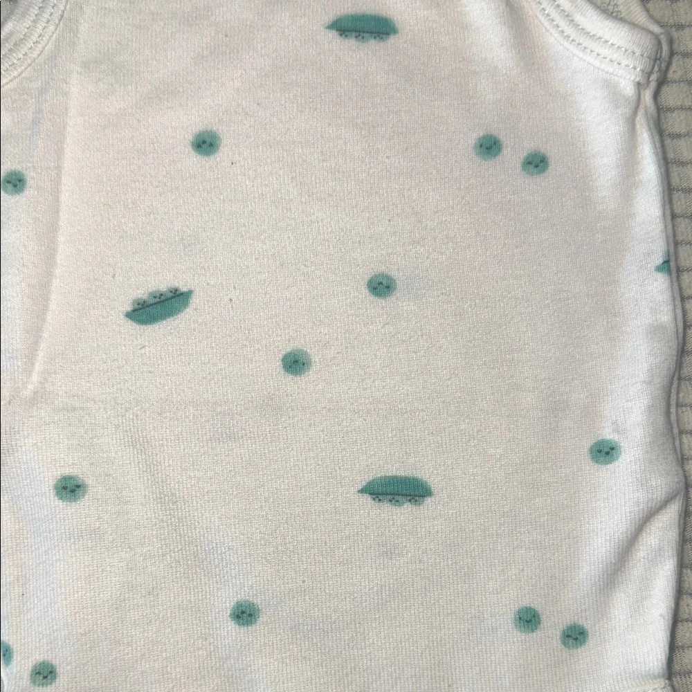 Carter's White printed and embroidered Bodysuits Set - Picture 16 of 17